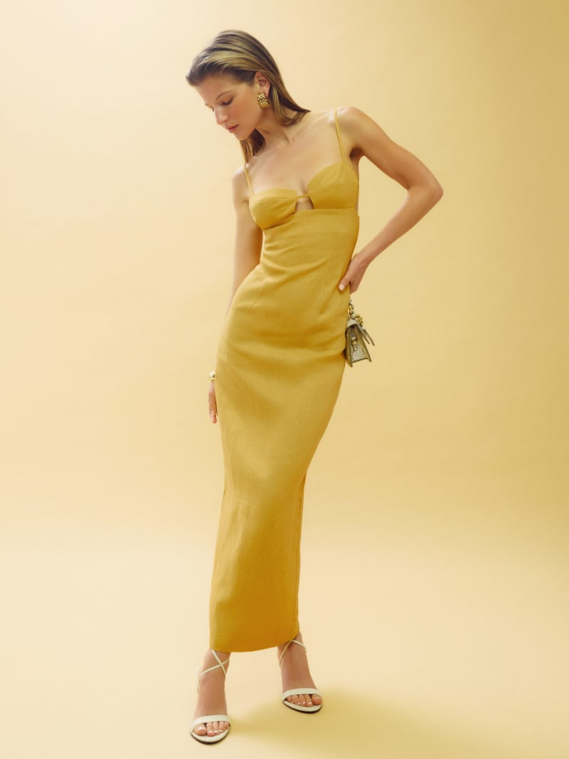 Malibu Linen Dress | Reformation (Global)