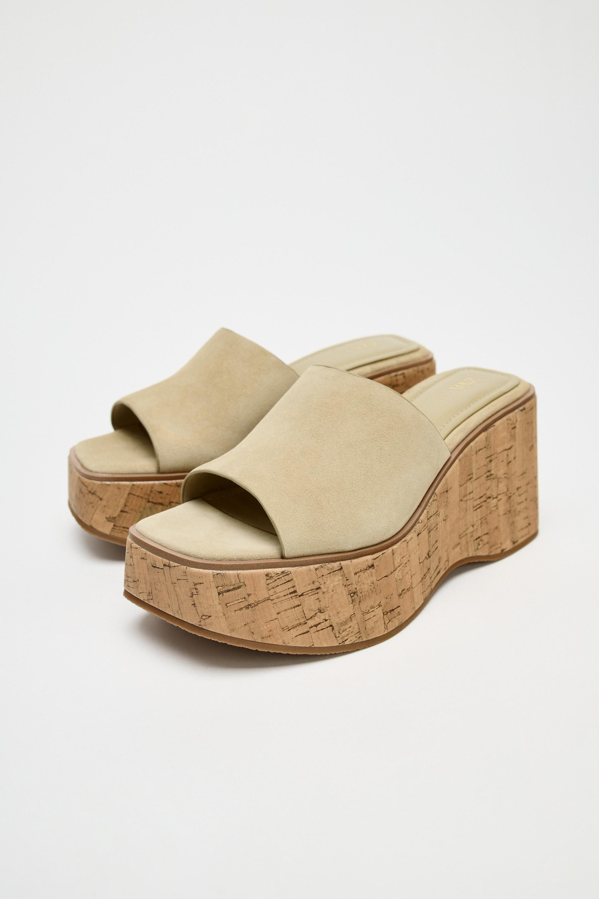 SUEDE PLATFORM WEDGES | Zara US