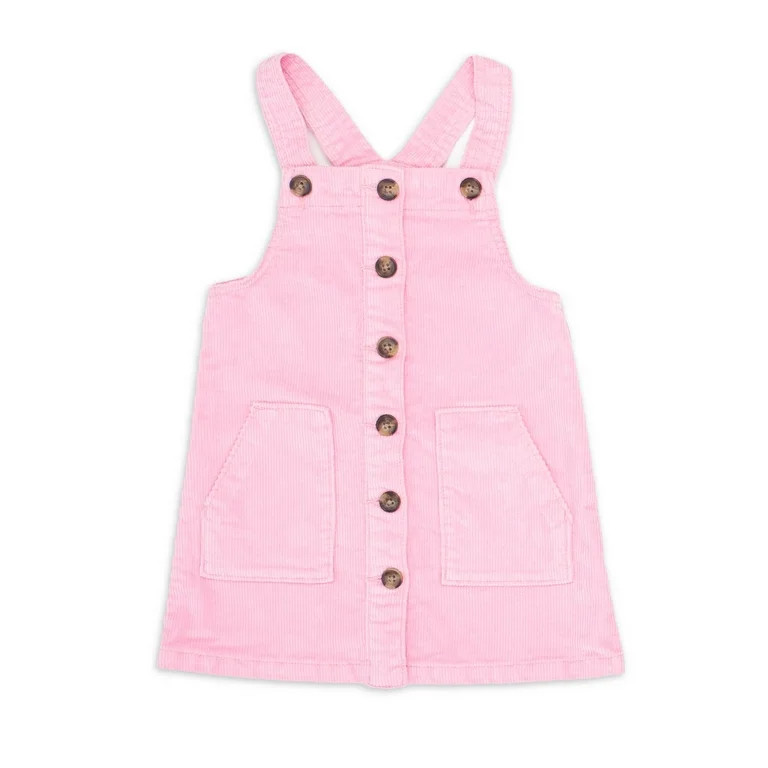 Wonder Nation Baby and Toddler Girls' Jumper Dress, Sizes 12 Months-5T | Walmart (US)