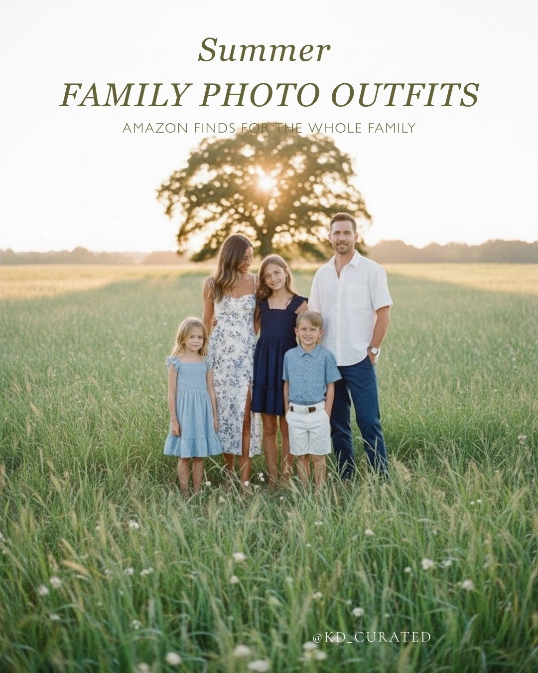 Coordinating summer family photo outfits - all from Amazon. Soft blue and white is a great palette for outdoor summer family sessions.
It works at golden hour in a field, at the beach, or in a park, and it's easy to pull together for the whole family. Shop the individual pieces below for mom, dad, kids, and toddlers. All Amazon finds.
#LTKmomlife
#LTKSeasonal #LTKKids