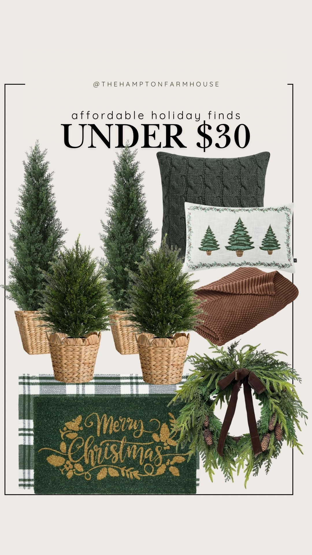 Nuetral holiday porch - affordable finds!

Porch, Christmas decor, holiday decor, Christmas porch, porch decor, Christmas tree

#LTKHome #LTKSeasonal #LTKFindsUnder50