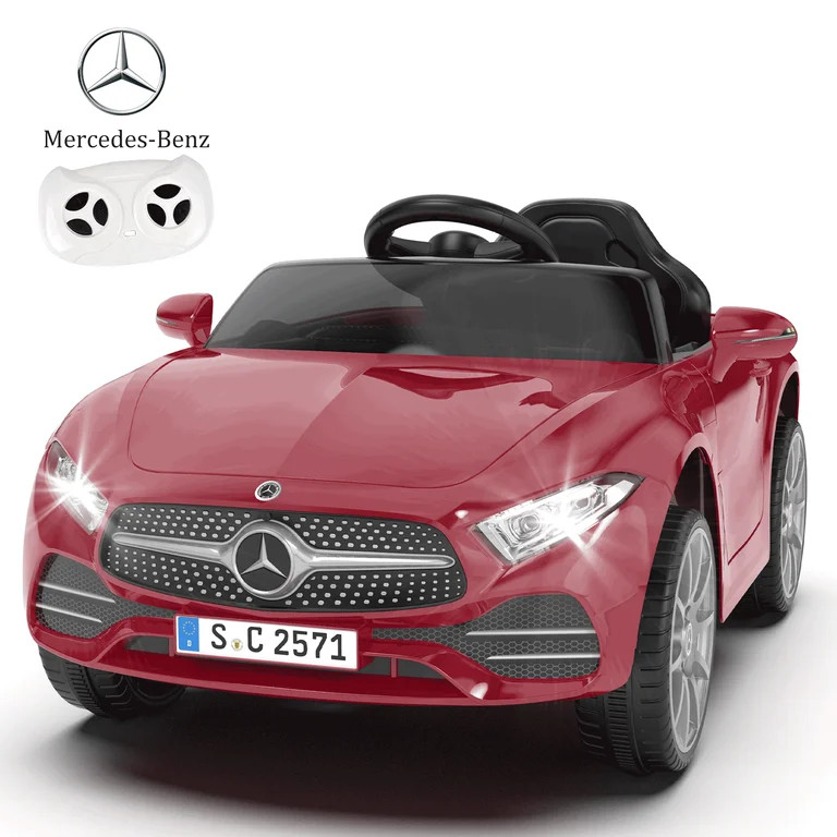 Xuanlur Licensed Benz CLS 350 12V Electric Ride on Toys with Parent Remote Control, Spring Suspen... | Walmart (US)
