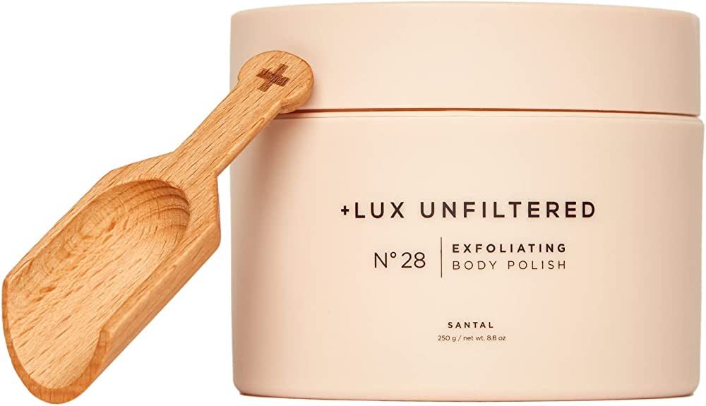 + Lux Unfiltered No 28 Exfoliating Body Polish - Hydrating and Moisturizing Vegan Body Exfoliator... | Amazon (US)