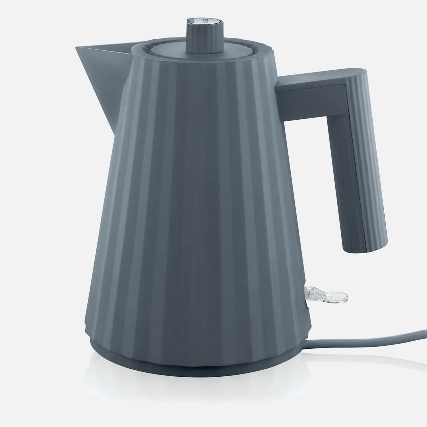 Alessi Electric Kettle - Plisse Grey - 1.7L | The Hut (UK)