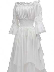 Halloween Costumes Gothic Witch Dress Medieval Renaissance Costume Victorian Dress | SHEIN