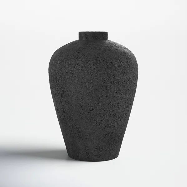 Jokia Dark Gray 16" Terracotta Table Vase | Wayfair Professional