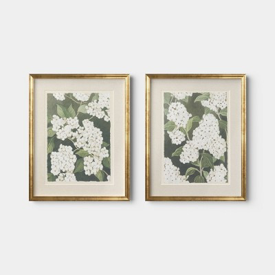 16"x20" Set of 2 Floral Framed Wall Art - Threshold™ | Target