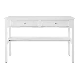 Home Decorators Collection Bradstone 47.80 in. White Writing Desk JS-3429-A - The Home Depot | The Home Depot