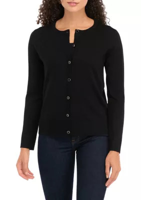 Petite Novelty Button Cardigan | Belk