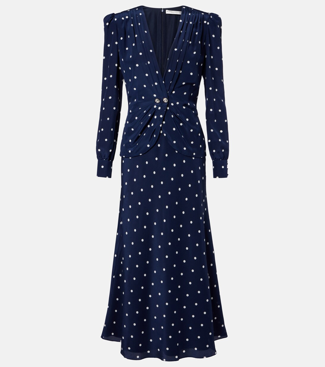 Polka-dot silk midi dress | Mytheresa (US/CA)