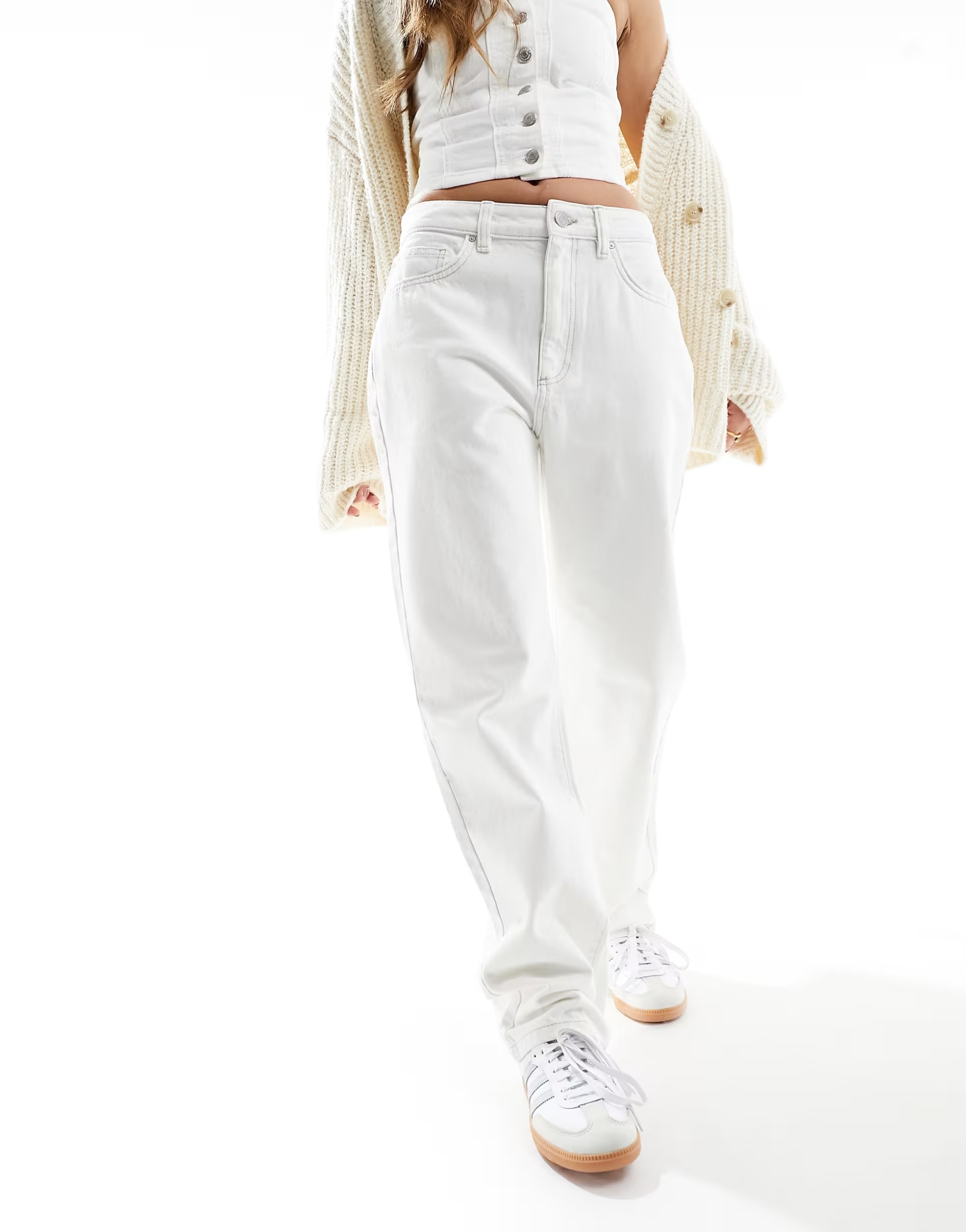 Cotton On classic straight leg jean in white denim | ASOS (Global)
