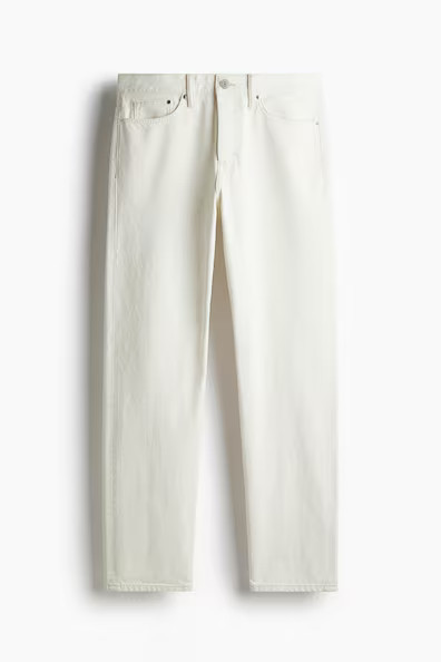 H & M - Relaxed Jeans - White | H&M (US + CA)