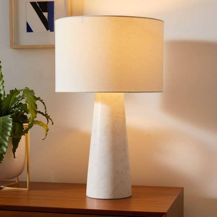 Foundational Marble Table Lamp (17"–23") | West Elm | West Elm (US)