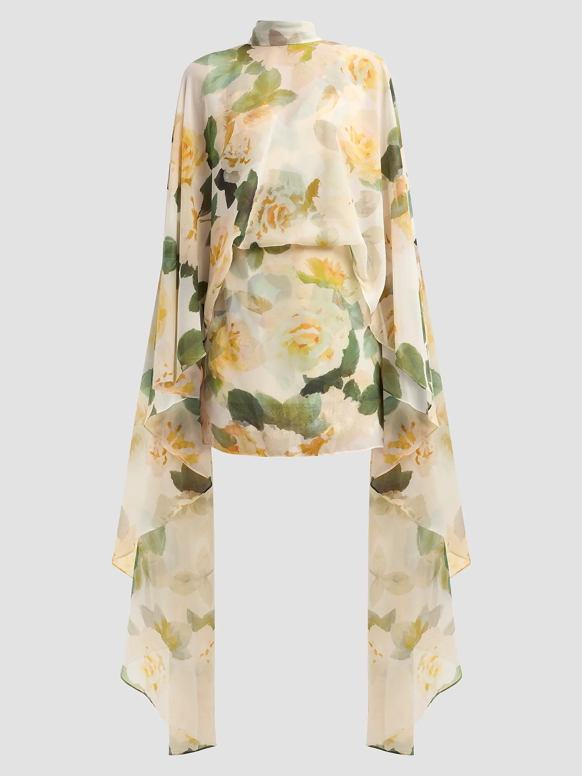 Fiona Floral Cape Mini Dress | Saks Fifth Avenue