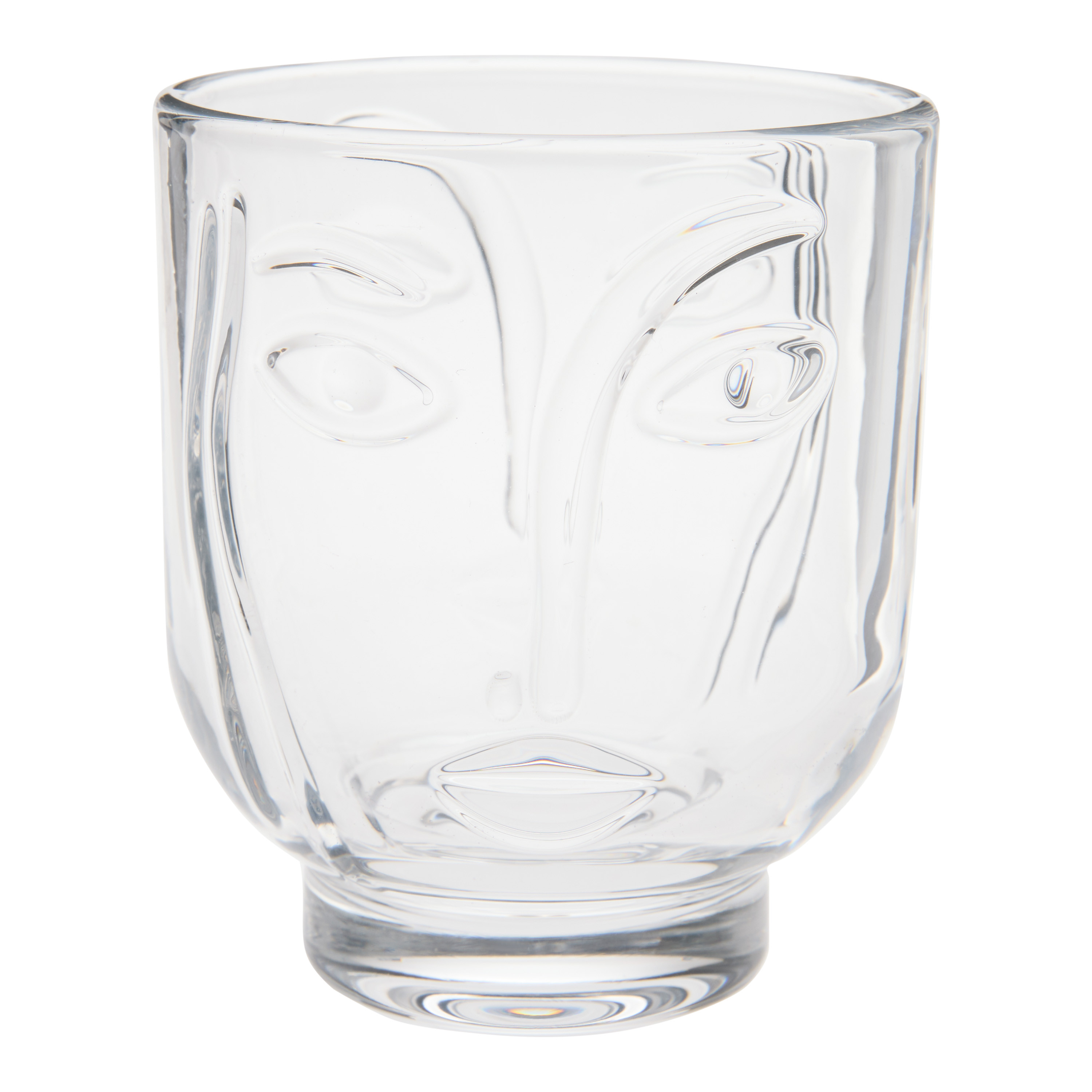 Feminine Face Double Old Fashioned Glass | World Market