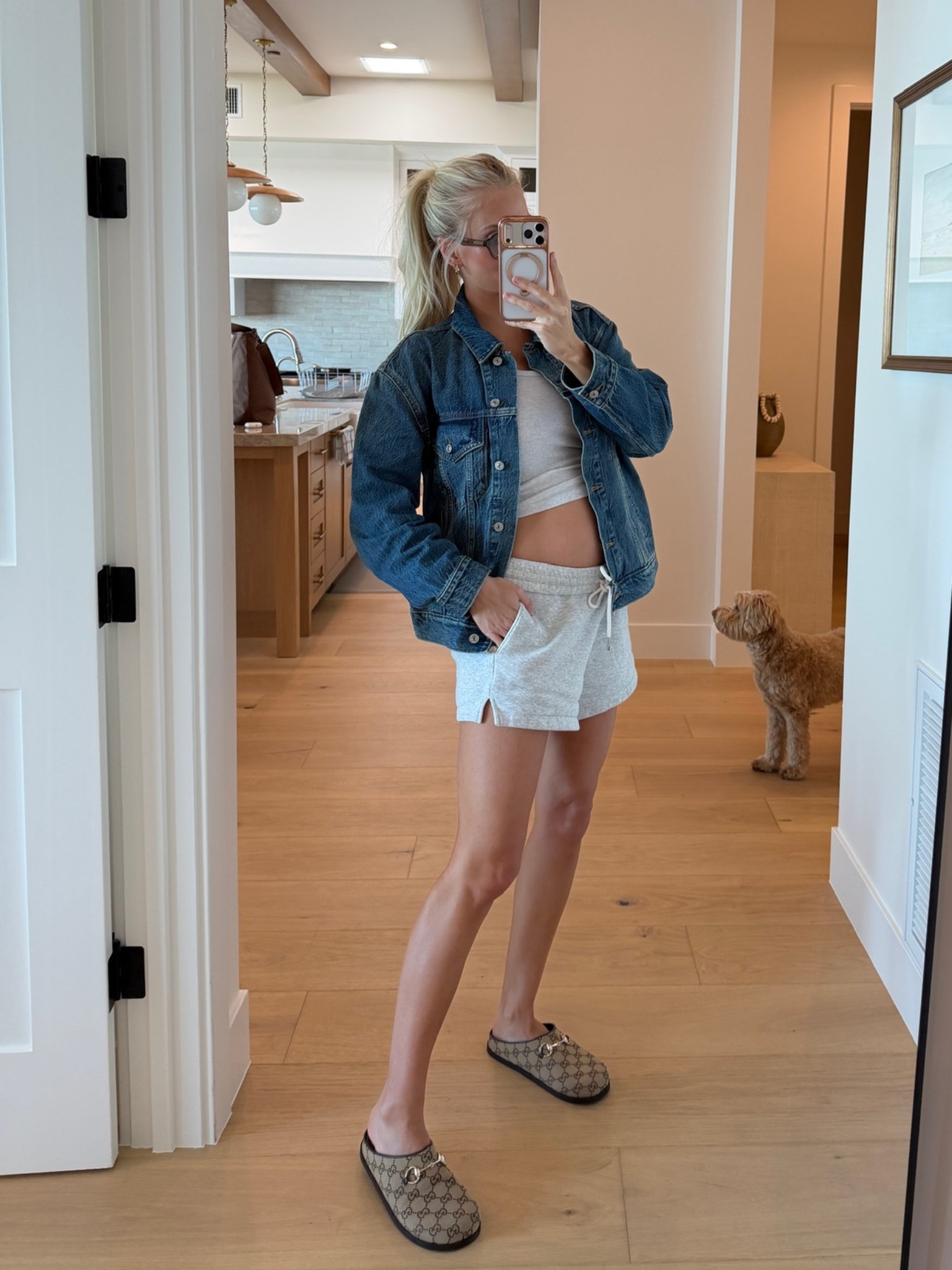 Code AFKATHLEEN for an additional 15% off! Wearing a small in tank & shorts (light gray), medium in jacket (medium wash), shoes are tts! #kathleenpost

Comfy chic look, errands outfit, coffee run, spring transition outfit, bump friendly, maternity look 

#LTKootd #LTKSaleAlert #LTKBump
