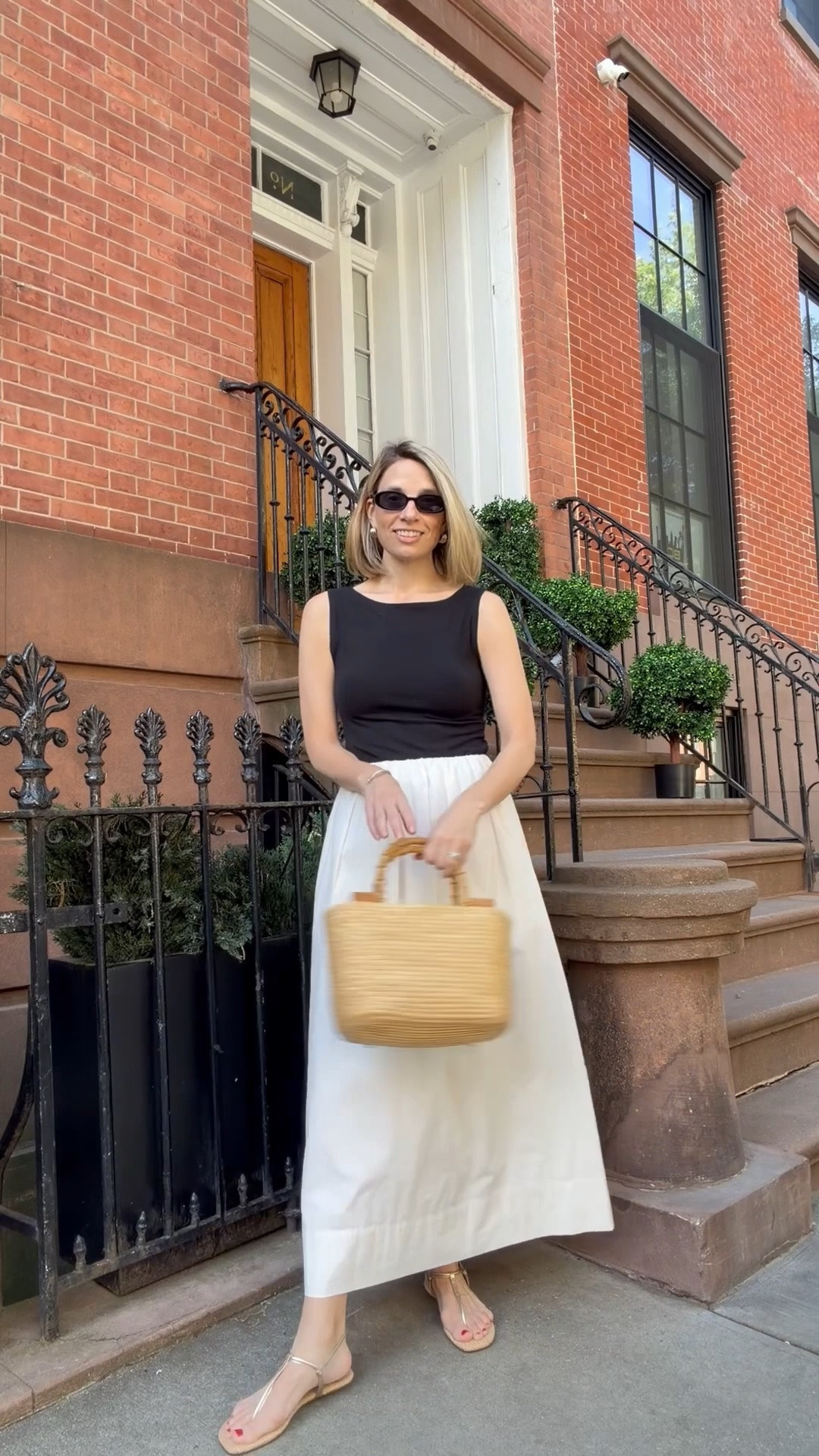 Staple pieces for the summer. Black top is on sale under $100. Skirt is old from French Connection- linked similar.

#LTKootd #LTKgrwm #LTKSaleAlert