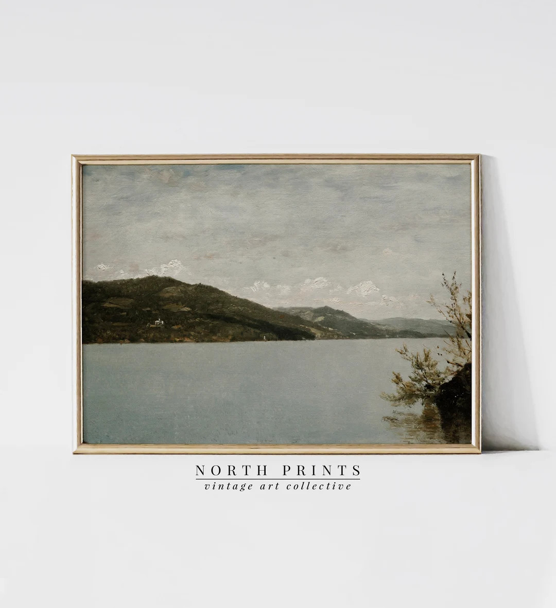 Antique Lake Painting Vintage Print | Rustic Decor Lake House PRINTABLE Downloadable | 1-167 - Et... | Etsy (US)