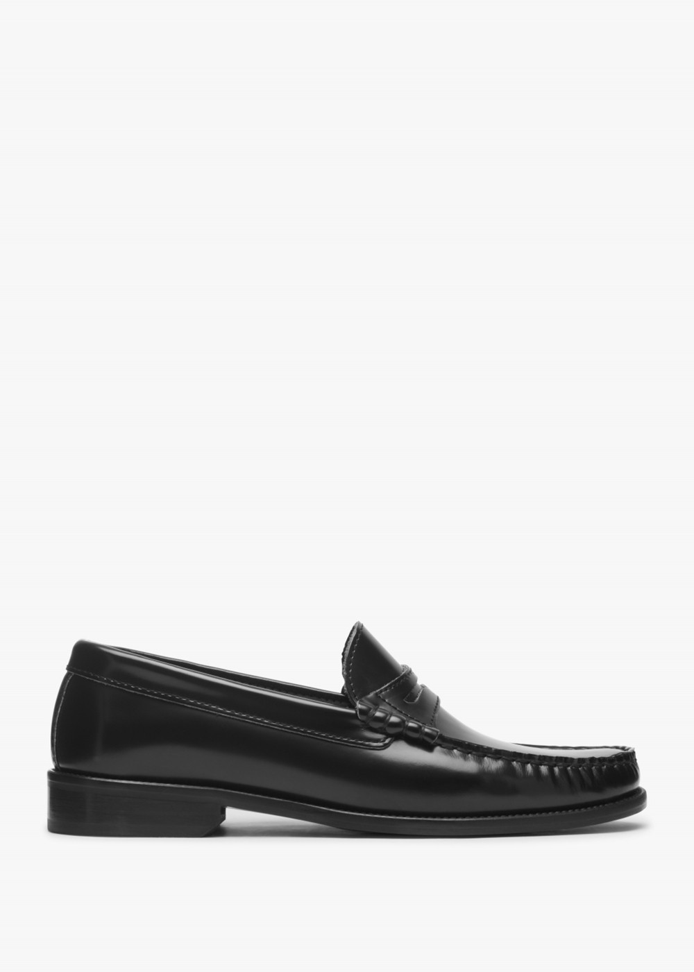 Posie Black Patent Leather Loafers | Daniel Footwear (UK)