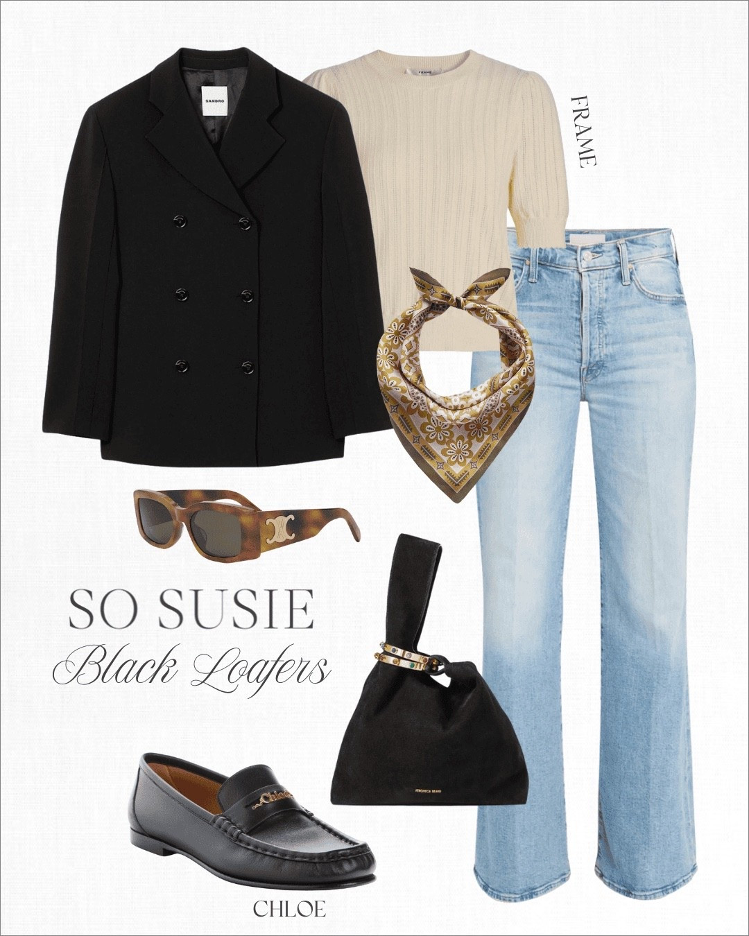 Loafer outfit inspo for Fall❣️Add a silk scarf to your outfit as a fun accessory! Your bag, neck, hair, as a belt… so many possibilities✨

#LTKStyleTip #LTKautumn #LTKShoeCrush