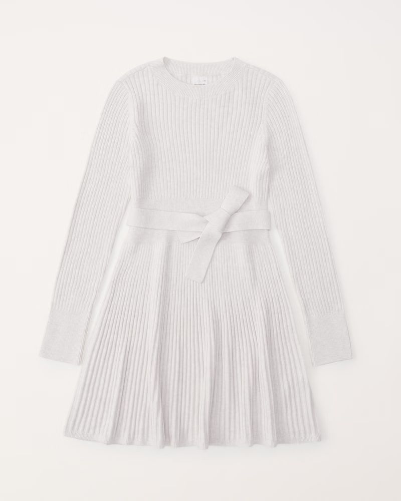 girls ribbed belted sweater dress | girls dresses & rompers | Abercrombie.com | Abercrombie & Fitch (US)