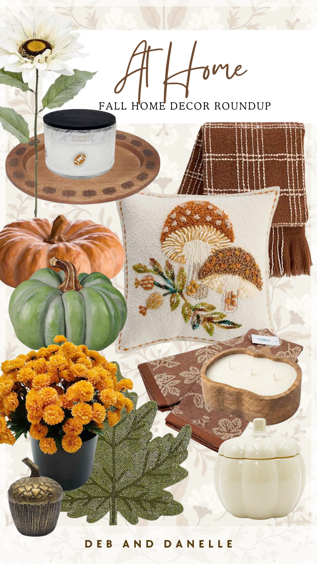 At Home has a great roundup of affordable home decor finds to spruce up your space with warm and cozy colors and textures.  

 #LTKSeasonal #LTKHome