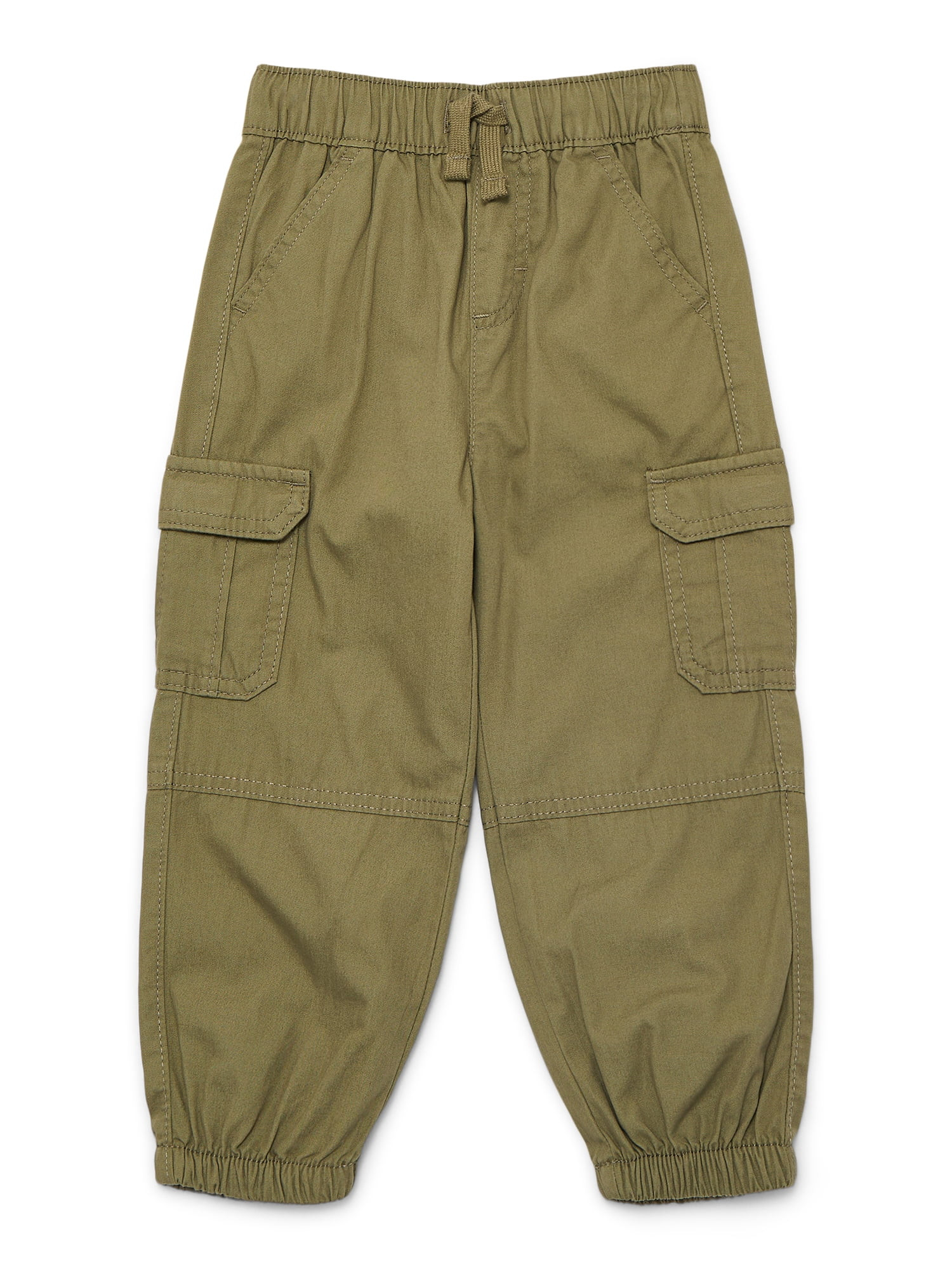 Wonder Nation Baby and Toddler Boys Cotton Cargo Jogger Pants, Sizes 12M-5T | Walmart (US)