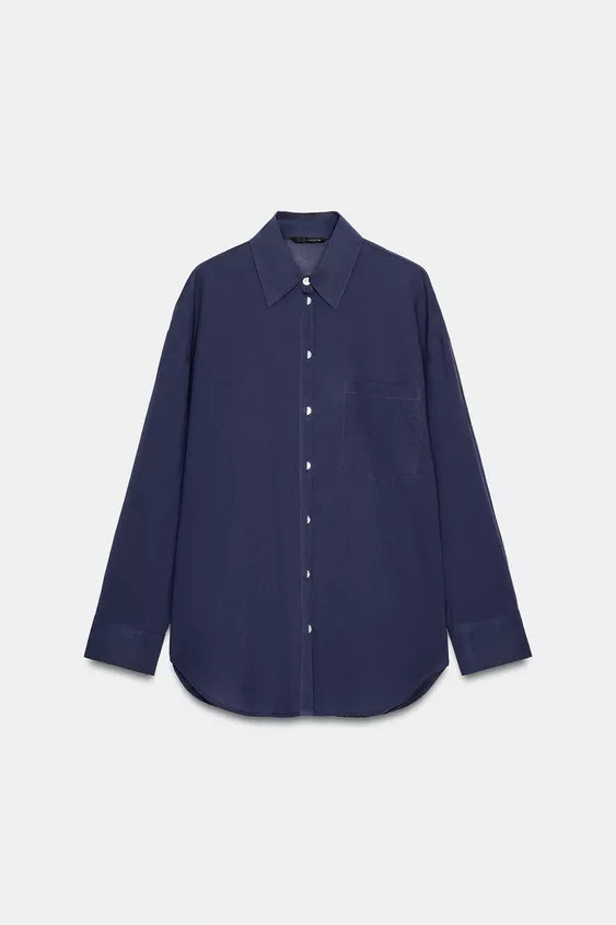 OVERSIZED COTTON SHIRT | Zara US
