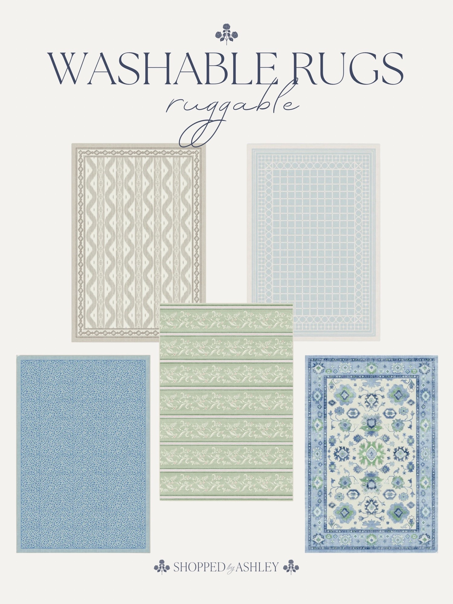 Washable rugs I am loving!

Ruggable, Mrs Alice ruggable, William Morris ruggable, gray Malin ruggable, blue and green rug, blue and white rug, living room rug, pet friendly rug, kid friendly rug, Grandmillennial rug 

#LTKHome