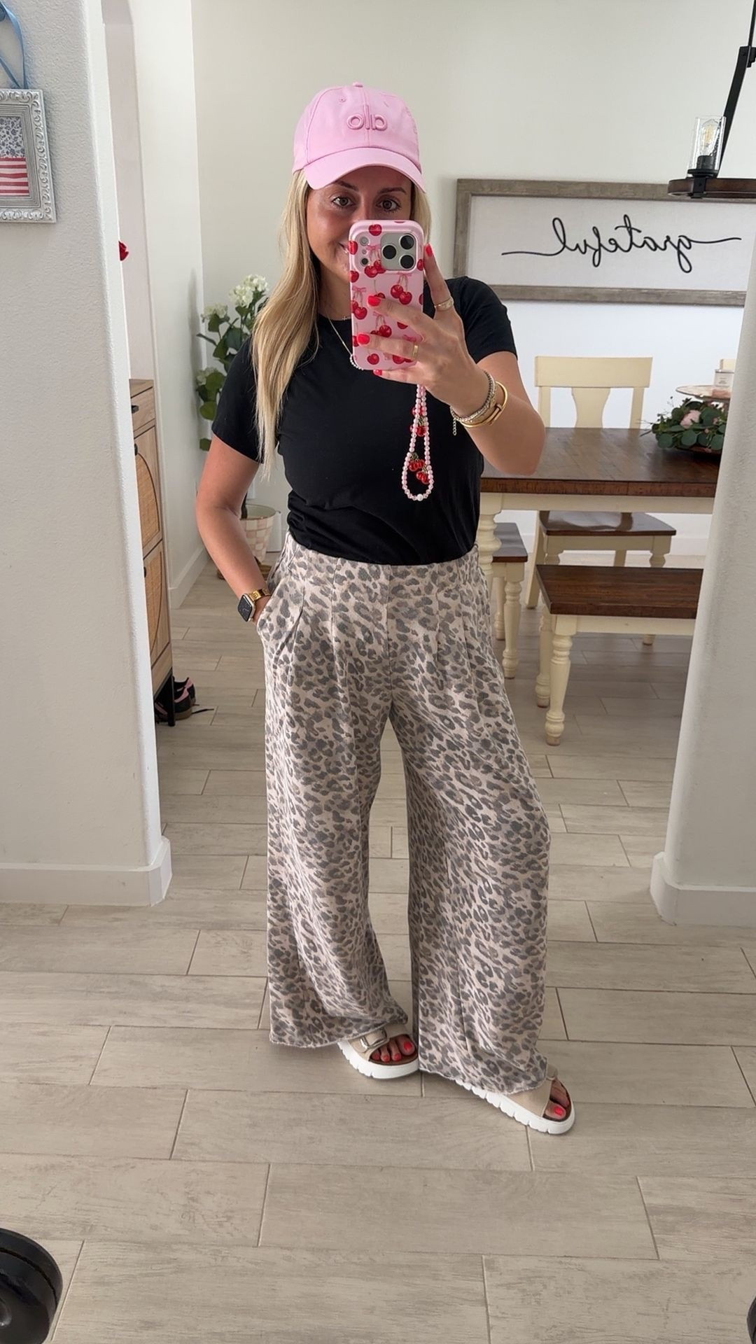 Comfy cute outfit
Size xs tee
Small pants 
Sandals tts

#LTKootd #LTKSaleAlert