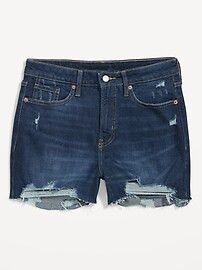 High-Waisted O.G. Straight Cut-Off Jean Shorts for Women - Old Navy Shorts | Old Navy (US)
