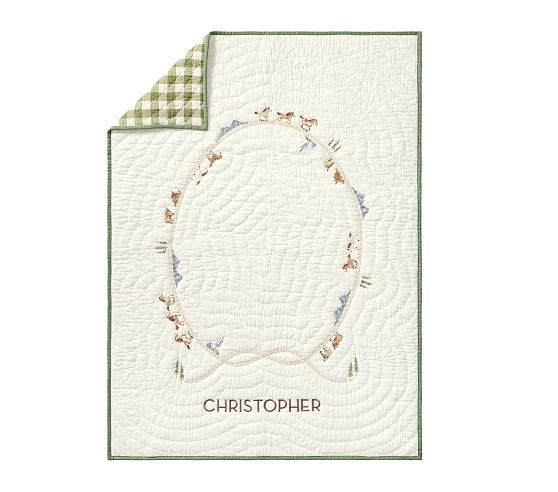 Carter Cowboy Baby Quilt | Pottery Barn Kids