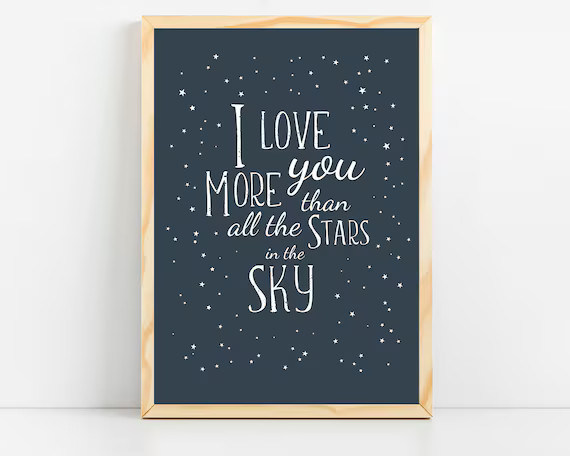 Space nursery print space themed nursery boy nursery decor | Etsy | Etsy (US)