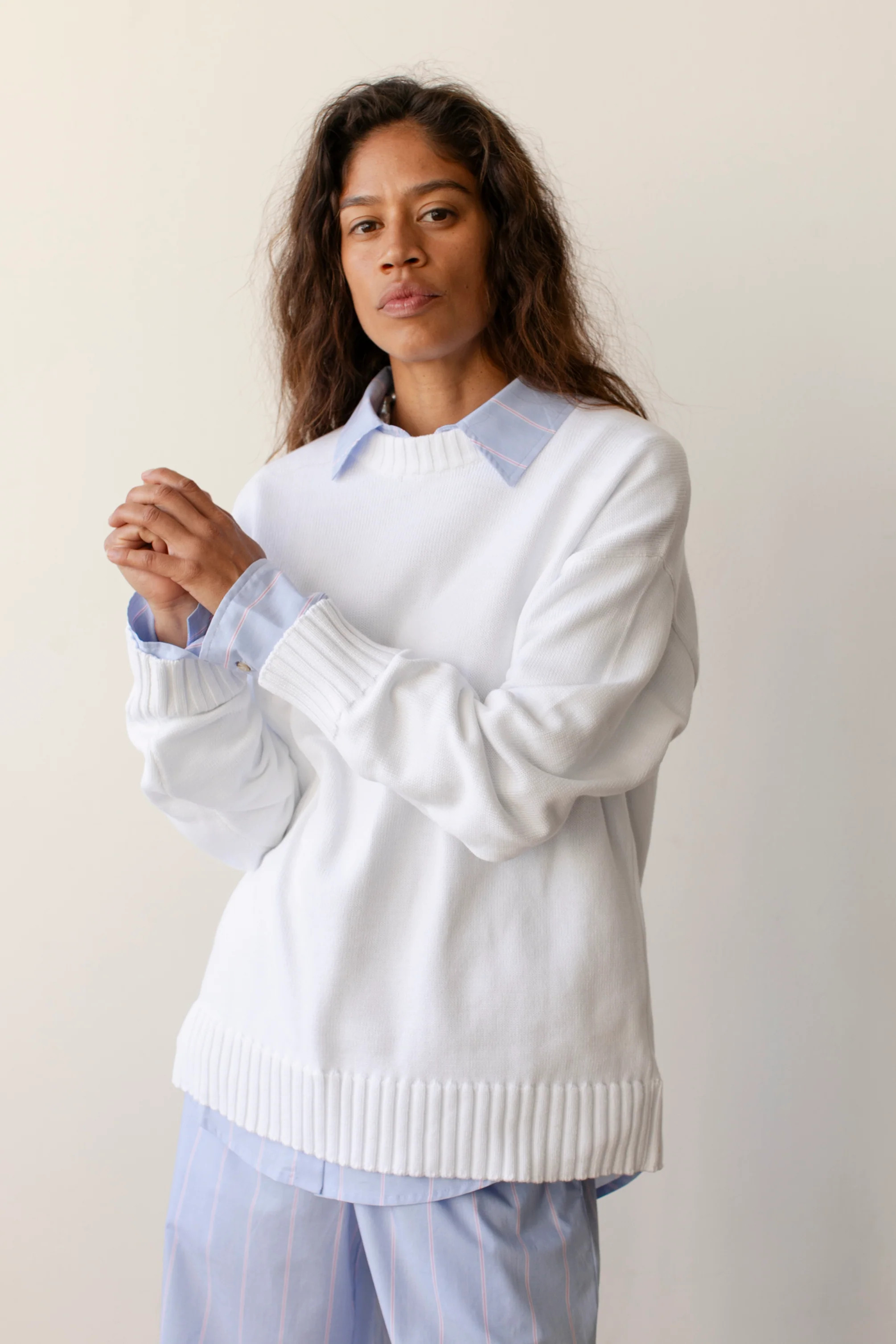 The Cotton Knit Crewneck | DONNI.