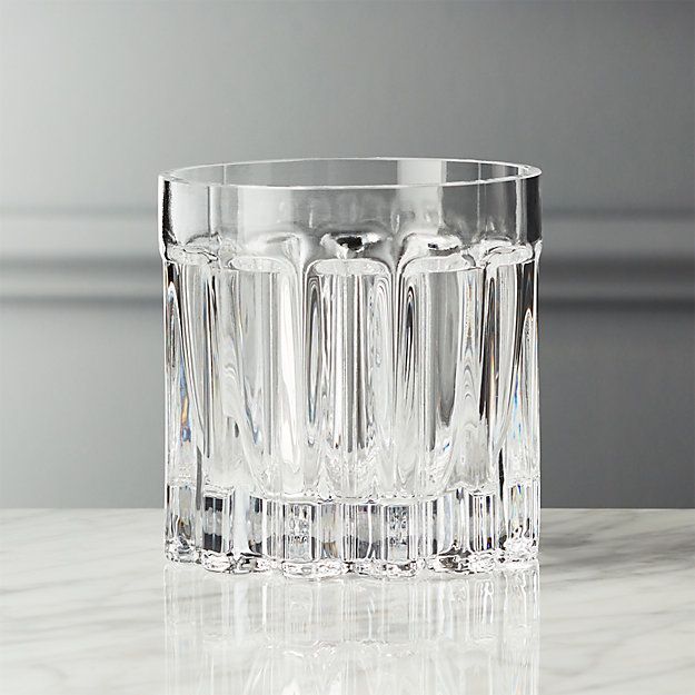 Burn Off Double Old-Fashioned Glass | CB2