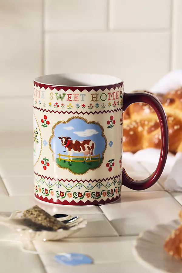 Home Sweet Home Porcelain Mug | Anthropologie (US)