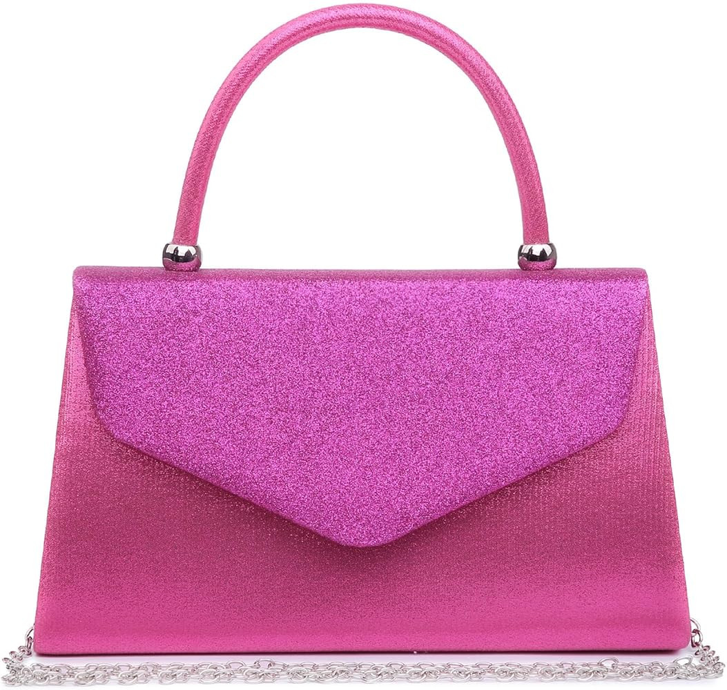 Dasein Women's Evening Bag Party Clutches Wedding Purses Cocktail Prom Handbags with Frosted Glit... | Amazon (US)