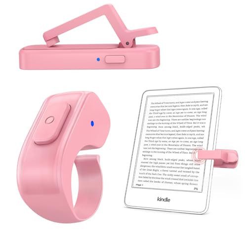 DATAFY [Case-Friendly] Remote Control Page Turner Ring for Kindle Paperwhite Oasis Scribe Kobo eReaders, Camera Camcorder Remote Controls, Page Turner Clicker for iPhone ipad Tablets with Storage Bag | Amazon (US)