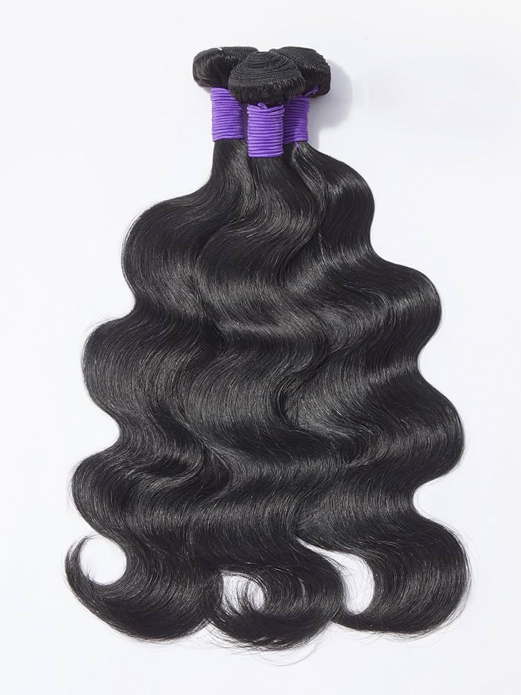 Raw Bundles Human Hair 16 18 20 Inch Body Wave Bundles Human Hair 12A Brazilian Virgin Hair Weave... | Amazon (US)