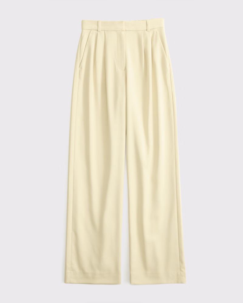 A&F Sloane Tailored Wide Leg Pant | Abercrombie & Fitch (US)