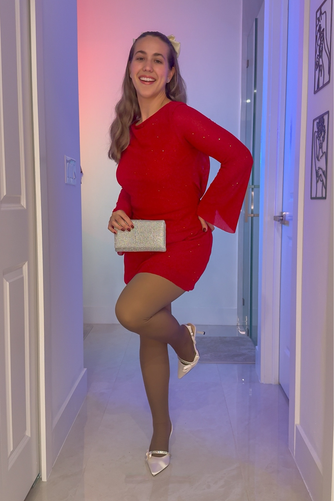 The season of rhinestones and sparkle ✨❤️ #holidayoutfits #christmaslook #sheinoutfit #affordablefashion 

#LTKFindsUnder50 #LTKStyleTip #LTKHoliday