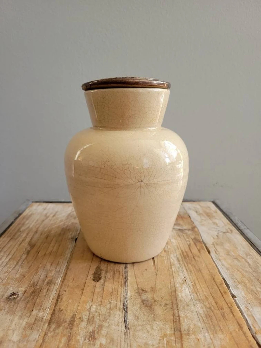 Vintage Weymans Snuff Crock With Lid. Old Crockery. Antique Crazing Crock. - Etsy | Etsy (US)