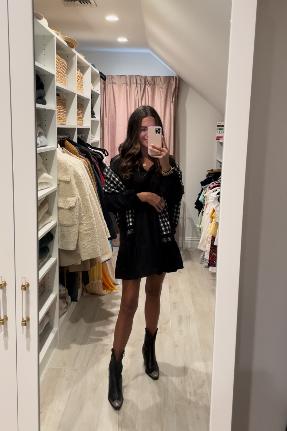 Similar dress (I love!!) & exact sweater/boots