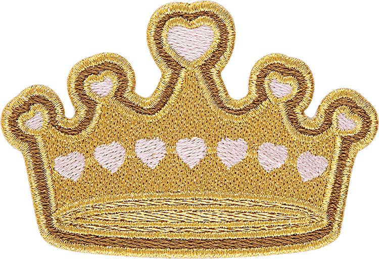 Crown with Hearts Patch | Stoney Clover Lane