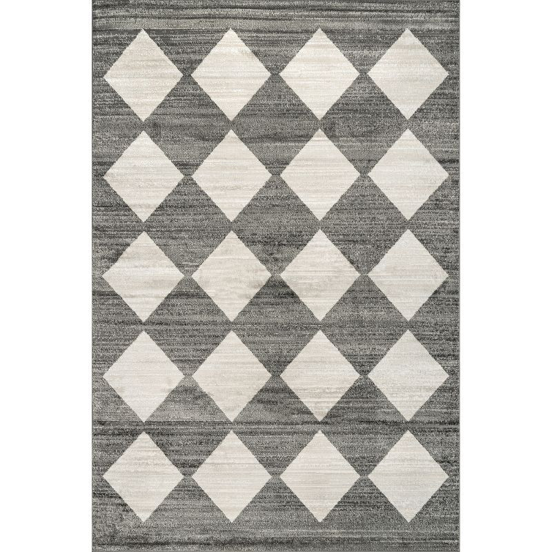 nuLOOM Gianna Contemporary Geometric Checker Tile Area Rug | Target