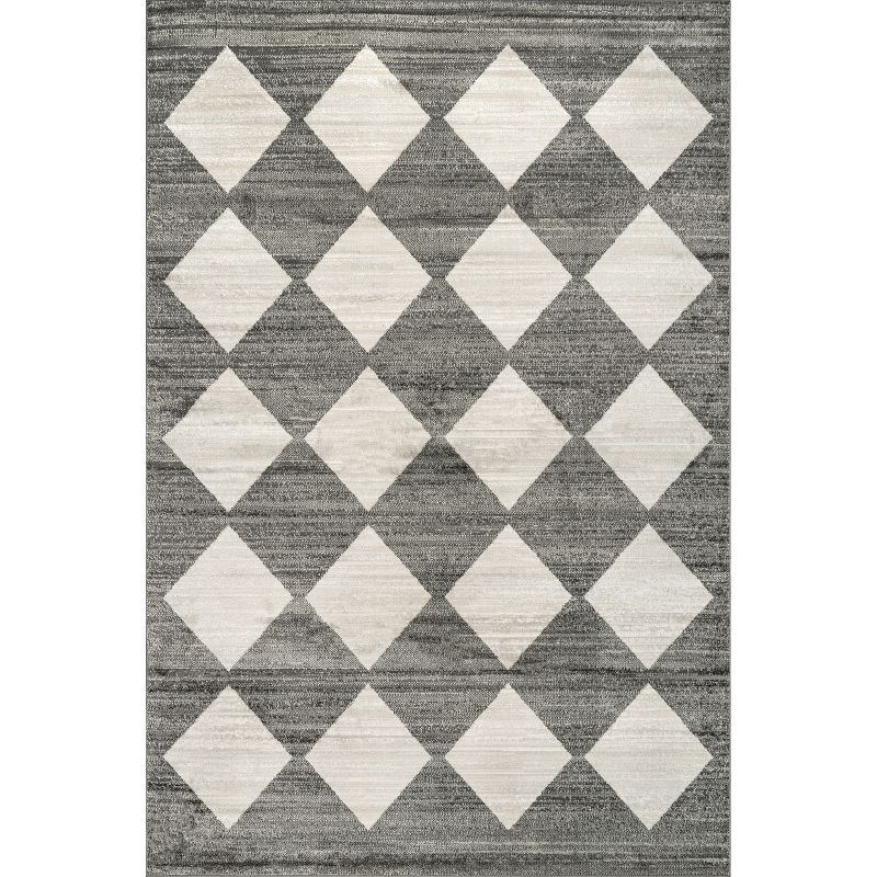 nuLOOM Gianna Contemporary Geometric Checker Tile Area Rug | Target