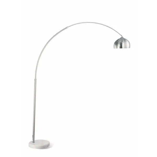 Contemporary Metal Arch Floor Lamp, Silver | Bed Bath & Beyond