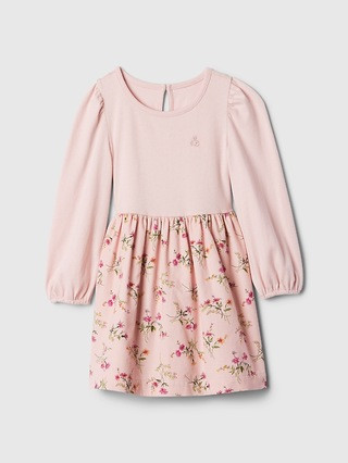 babyGap 2-in-1 Puff Sleeve Skater Dress | Gap (US)