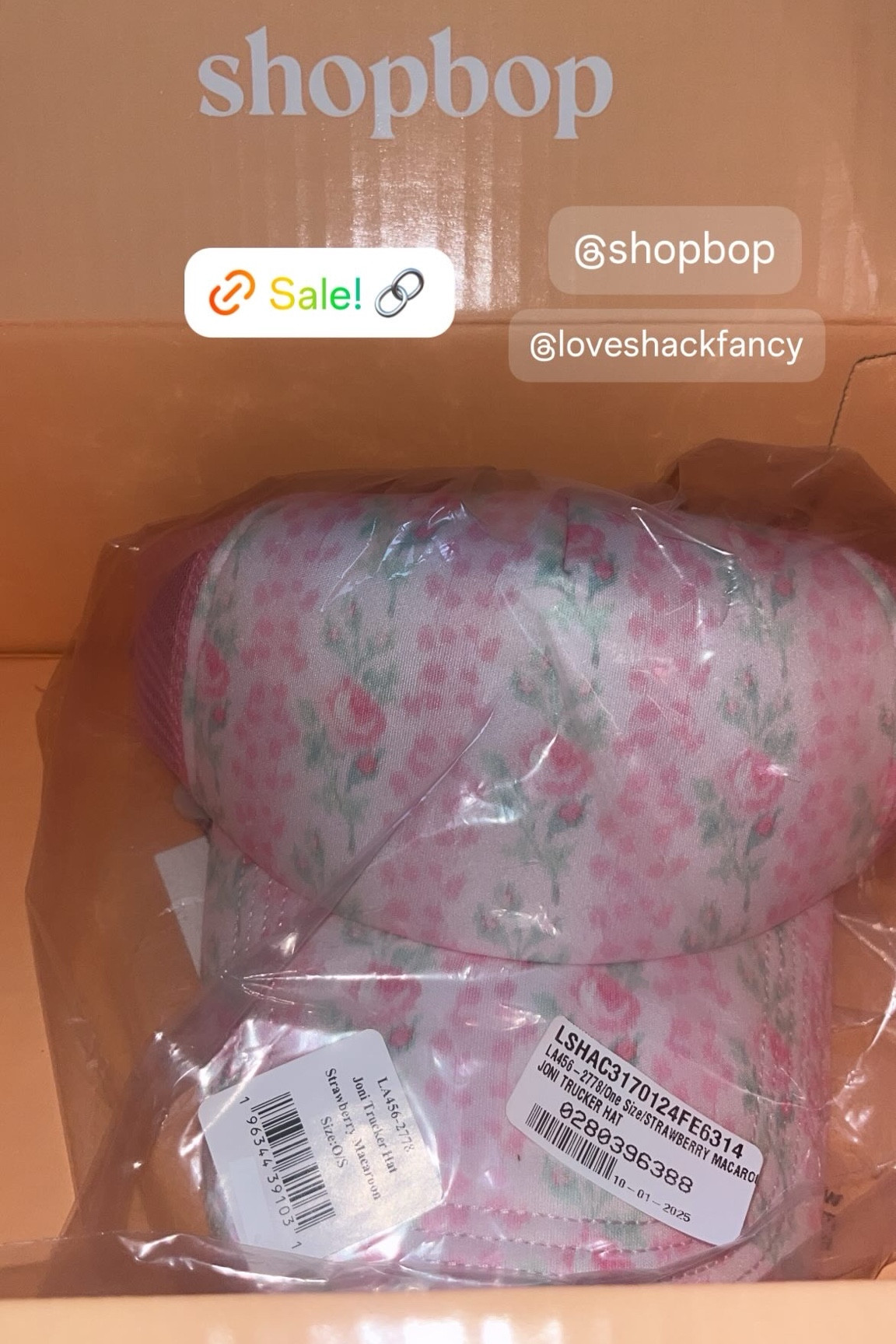 Sale alerts on the Joni LSF trucker hat EXTRA 30 with the promo code on Shopbop just got mine in the mail today it was only $36!! It’s super cute!! 

#LTKSeasonal #LTKSaleAlert #LTKValentine