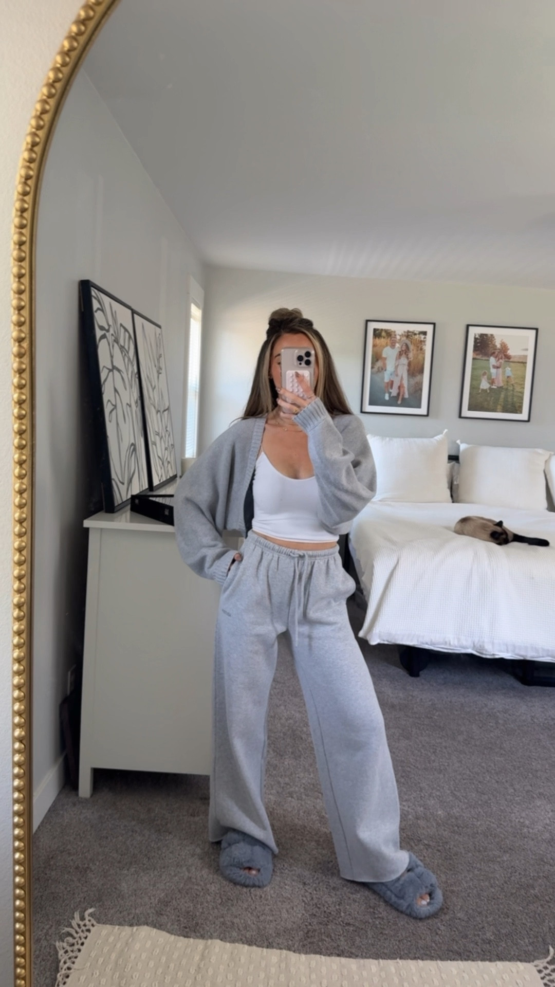 The ultimate lazy day set from Aritzia ☁️ wearing an xs in the shrug & xxs in the bottoms 

#LTKPetite